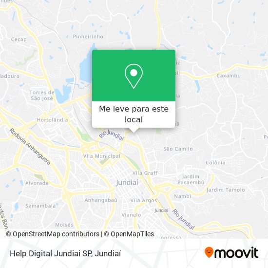 Help Digital Jundiai SP mapa