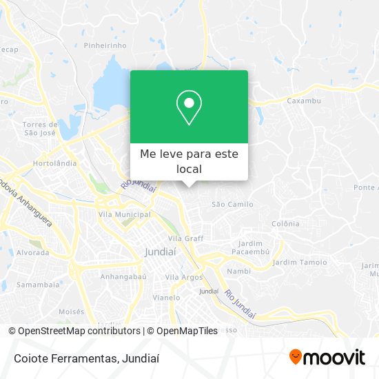 Coiote Ferramentas mapa