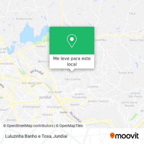 Luluzinha Banho e Tosa mapa