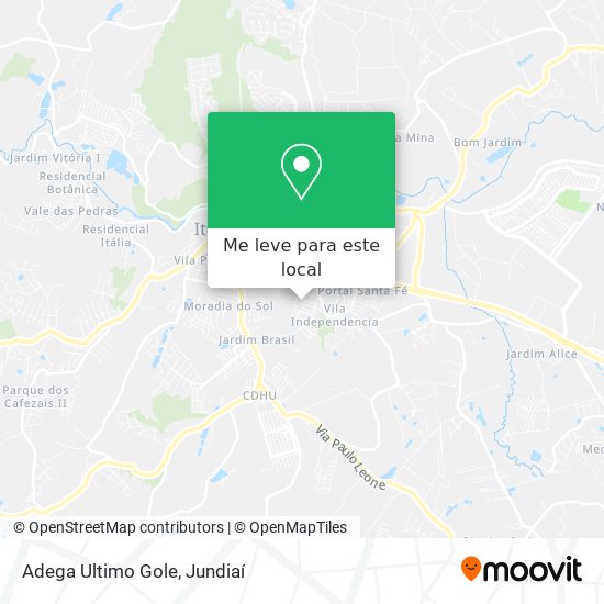 Adega Ultimo Gole mapa