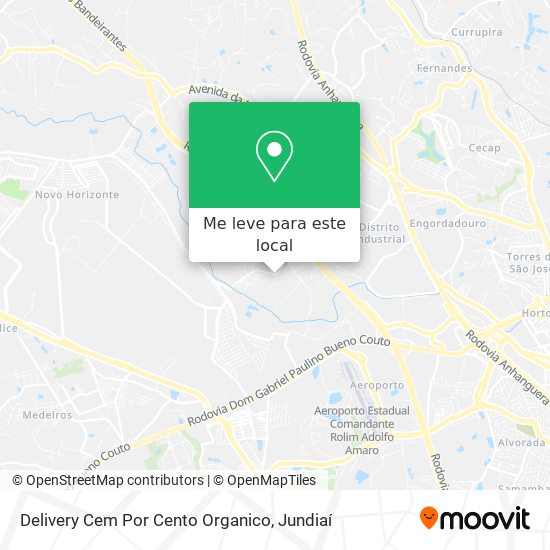 Delivery Cem Por Cento Organico mapa