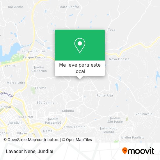 Lavacar Nene mapa