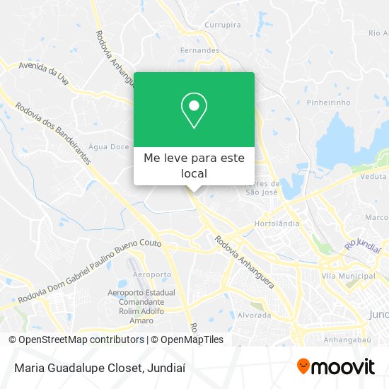 Maria Guadalupe Closet mapa