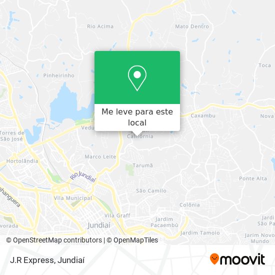 J.R Express mapa
