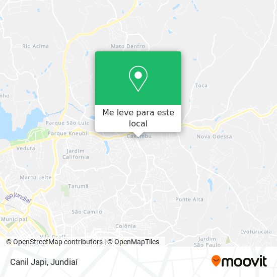 Canil Japi mapa