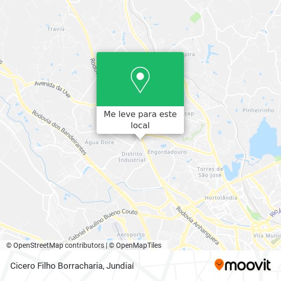 Cicero Filho Borracharia mapa