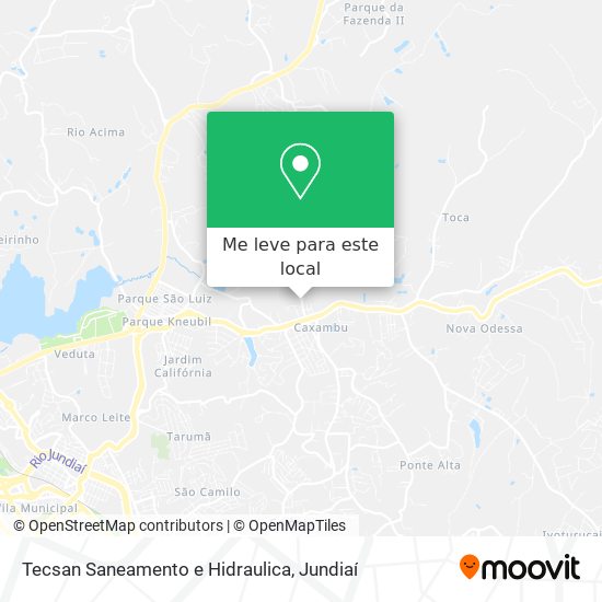 Tecsan Saneamento e Hidraulica mapa