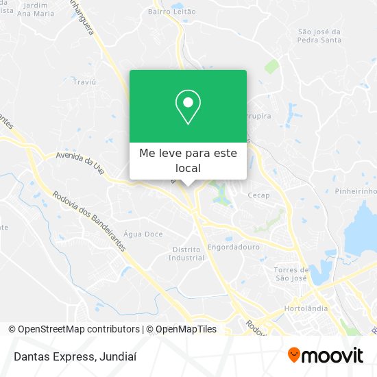 Dantas Express mapa