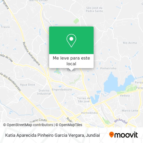 Katia Aparecida Pinheiro Garcia Vergara mapa