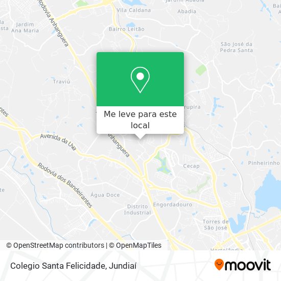 Colegio Santa Felicidade mapa