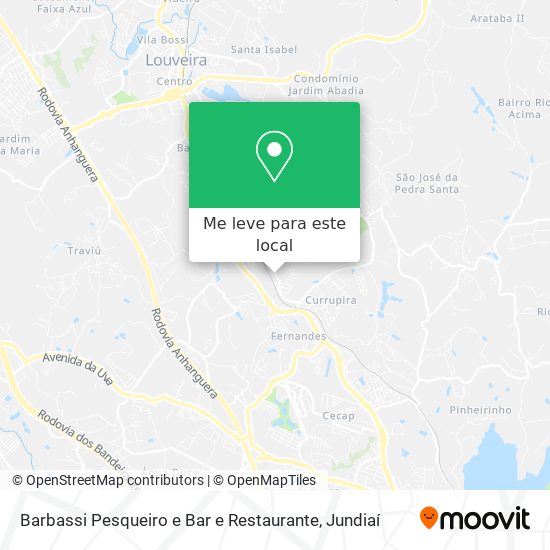 Barbassi Pesqueiro e Bar e Restaurante mapa