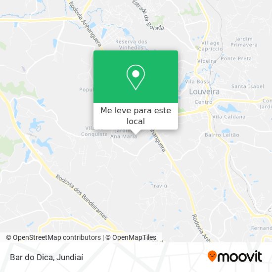 Bar do Dica mapa