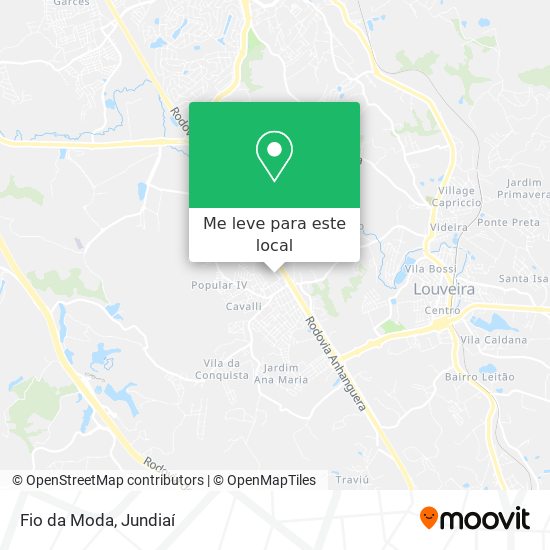 Fio da Moda mapa