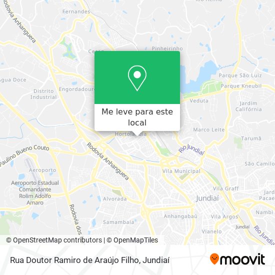 Rua Doutor Ramiro de Araújo Filho mapa