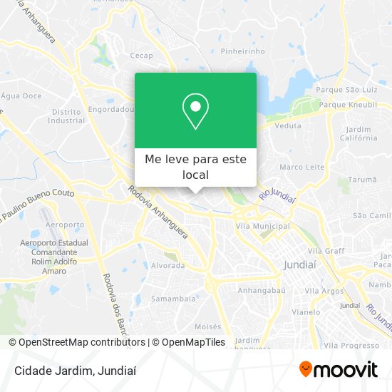 Cidade Jardim mapa