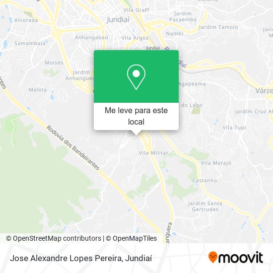 Jose Alexandre Lopes Pereira mapa