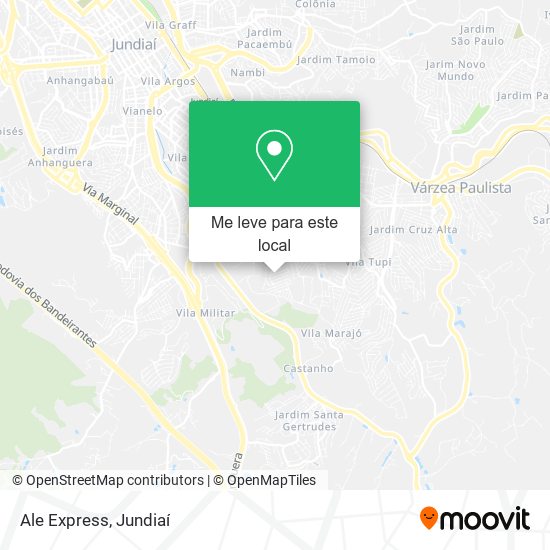 Ale Express mapa