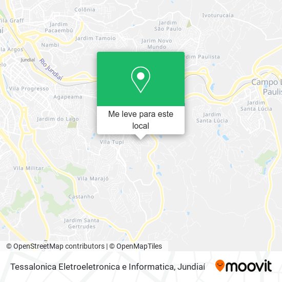 Tessalonica Eletroeletronica e Informatica mapa