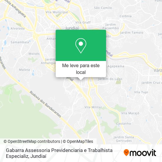 Gabarra Assessoria Previdenciaria e Trabalhista Especializ mapa