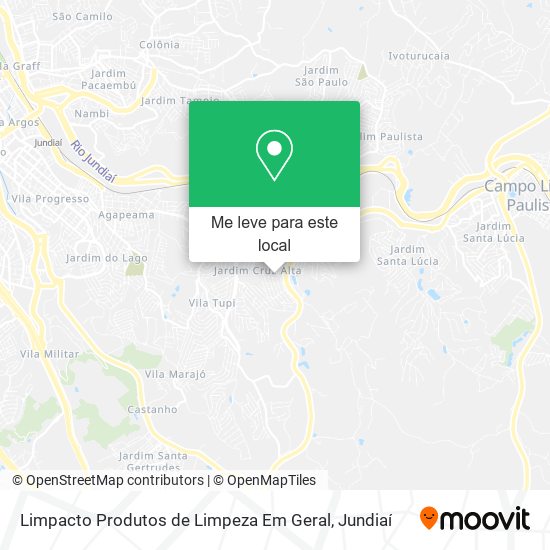 Limpacto Produtos de Limpeza Em Geral mapa