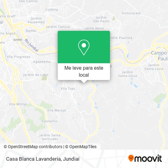 Casa Blanca Lavanderia mapa