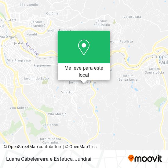 Luana Cabeleireira e Estetica mapa