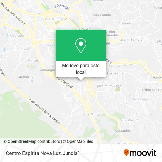 Centro Espirita Nova Luz mapa