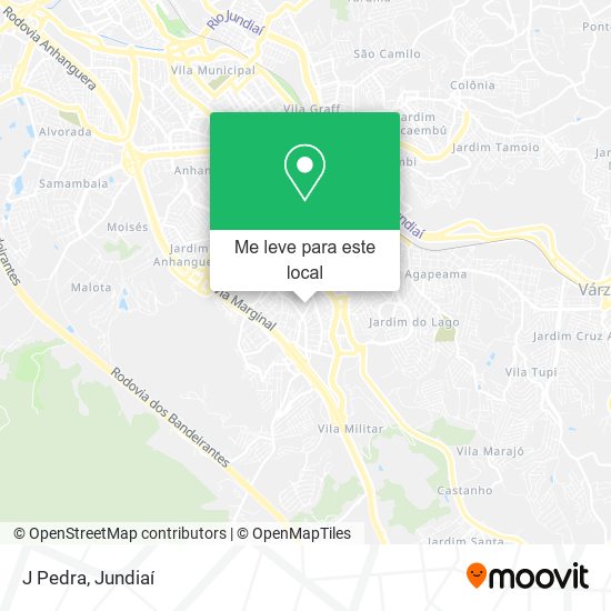 J Pedra mapa