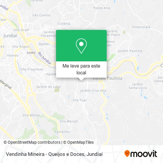Vendinha Mineira - Queijos e Doces mapa