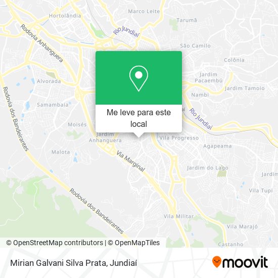 Mirian Galvani Silva Prata mapa