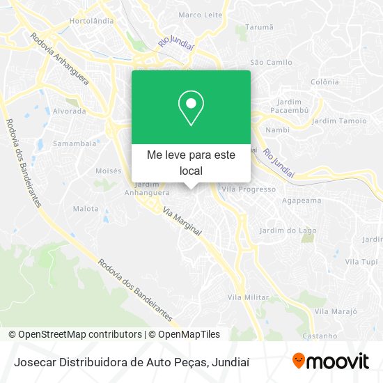 Josecar Distribuidora de Auto Peças mapa
