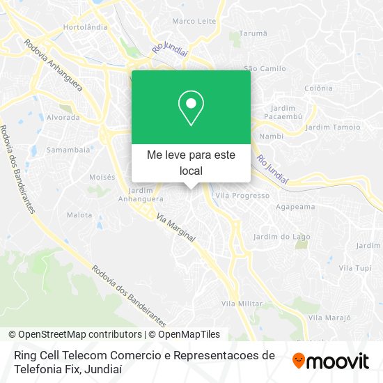 Ring Cell Telecom Comercio e Representacoes de Telefonia Fix mapa