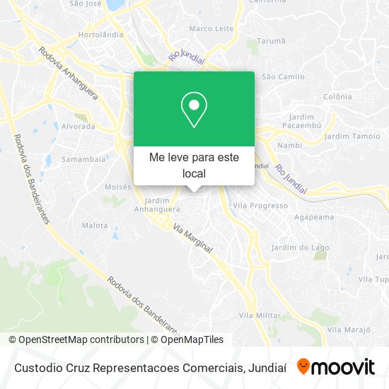 Custodio Cruz Representacoes Comerciais mapa