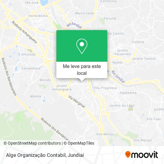 Alge Organização Contabil mapa