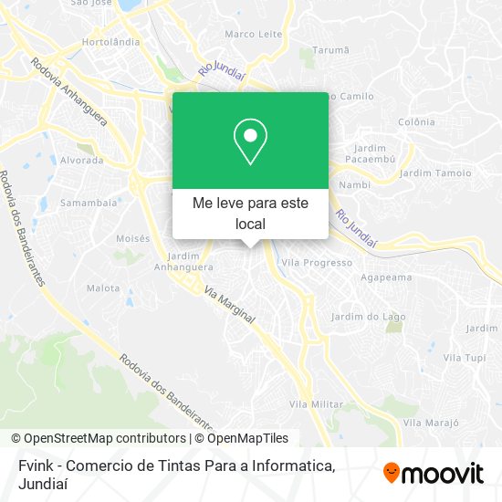 Fvink - Comercio de Tintas Para a Informatica mapa