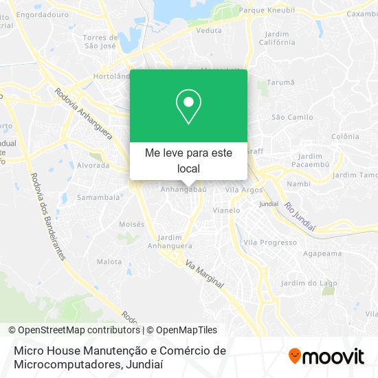 Micro House Manutenção e Comércio de Microcomputadores mapa