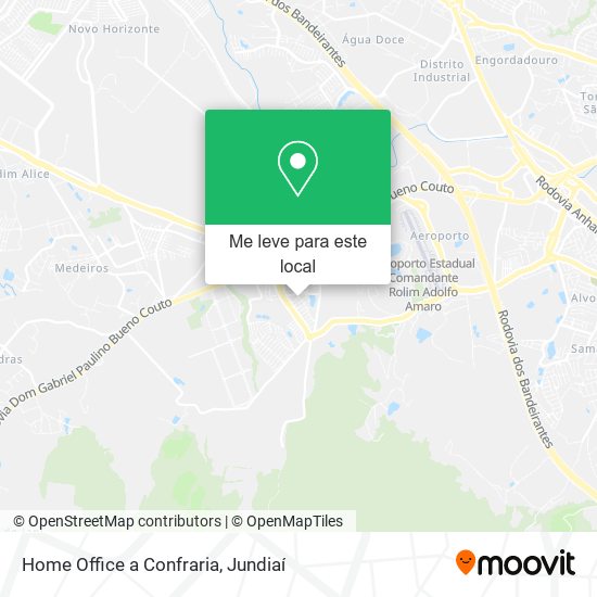 Home Office a Confraria mapa