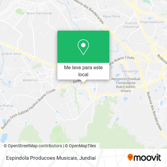 Espindola Producoes Musicais mapa
