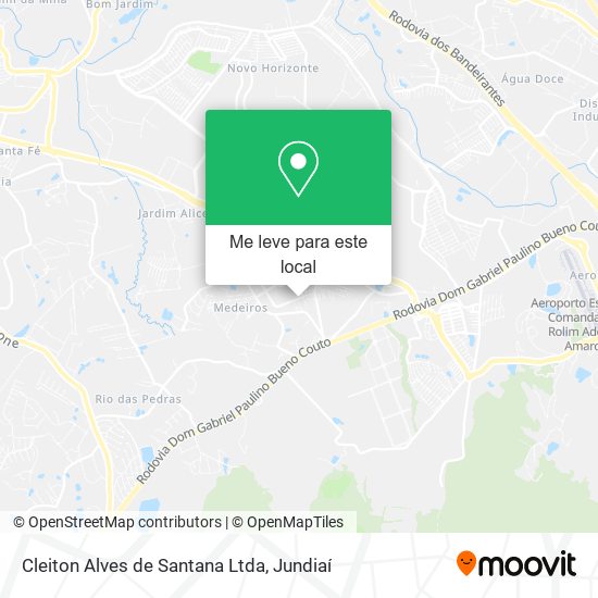 Cleiton Alves de Santana Ltda mapa
