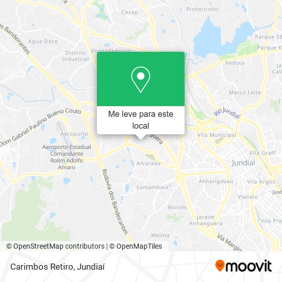 Carimbos Retiro mapa