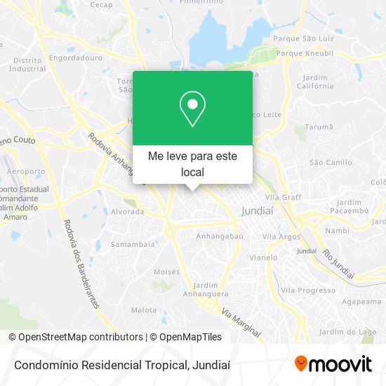 Condomínio Residencial Tropical mapa