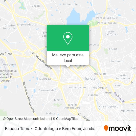 Espaco Tamaki Odontologia e Bem Estar mapa