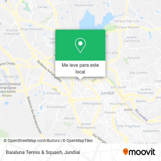 Baialuna Tennis & Squash mapa
