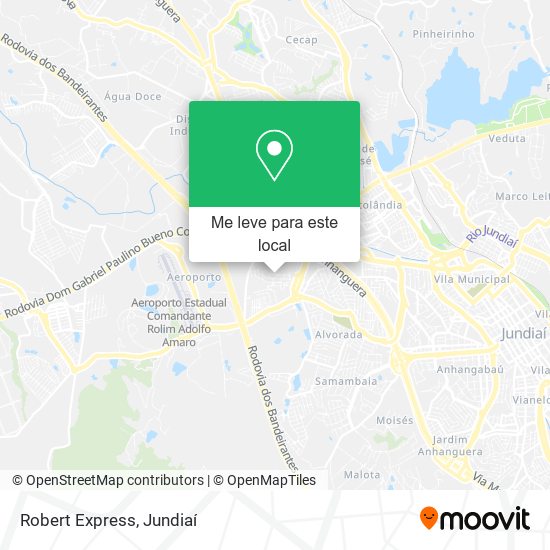 Robert Express mapa