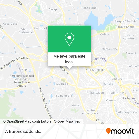 A Baronesa mapa