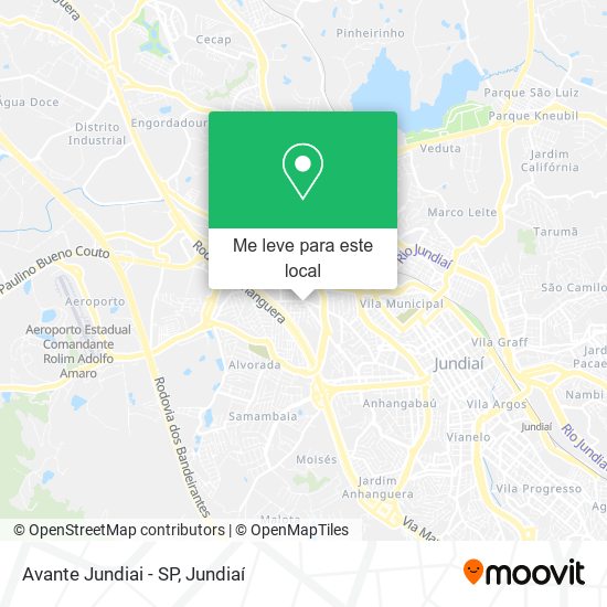 Avante Jundiai - SP mapa