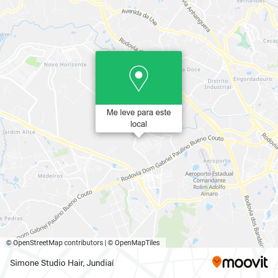 Simone Studio Hair mapa