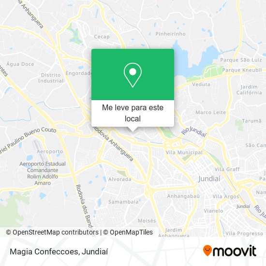 Magia Confeccoes mapa