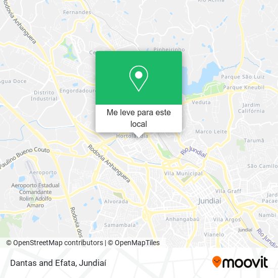Dantas and Efata mapa