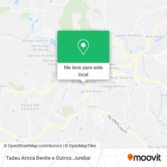 Tadeu Aroca Benite e Outros mapa